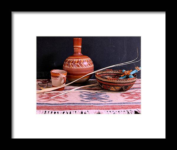 Still Life Framed Print featuring the photograph Water Jug 4 by M Diane Bonaparte