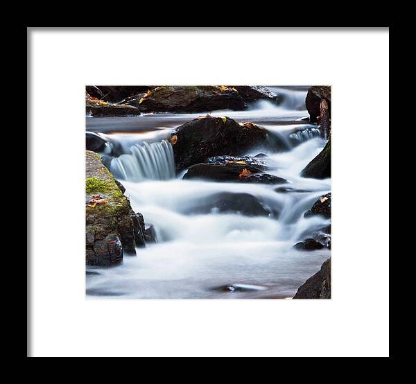 Waterfall Framed Print featuring the photograph Water Like Mist by David Freuthal