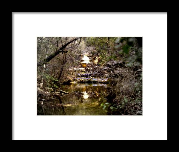 Landscape Framed Print featuring the photograph Water Stairs by James Granberry