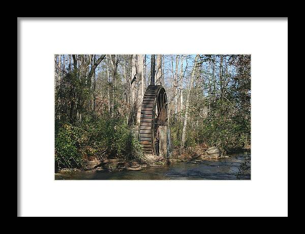 Forest Framed Print featuring the photograph Water Wheel by Cathy Harper