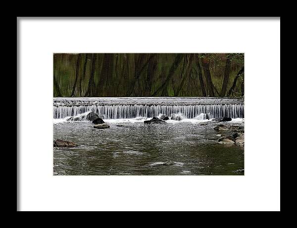 04.14.17_a 0810 Framed Print featuring the photograph Waterfall 001 by Dorin Adrian Berbier