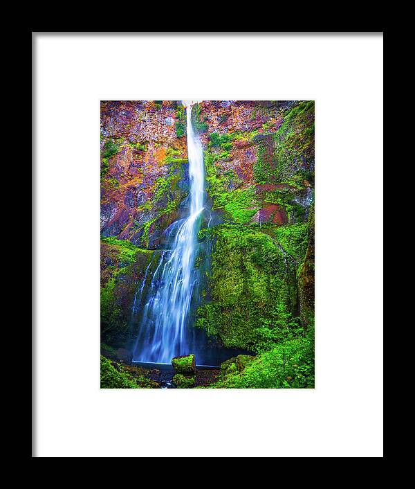 Waterfall Framed Print featuring the photograph Waterfall 2 by Jason Brooks