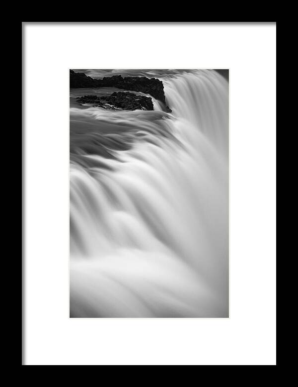 Waterfall Framed Print featuring the photograph Waterfall by Chris McKenna