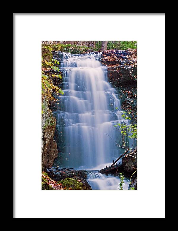 Waterfall Framed Print featuring the photograph Waterfall by David Freuthal