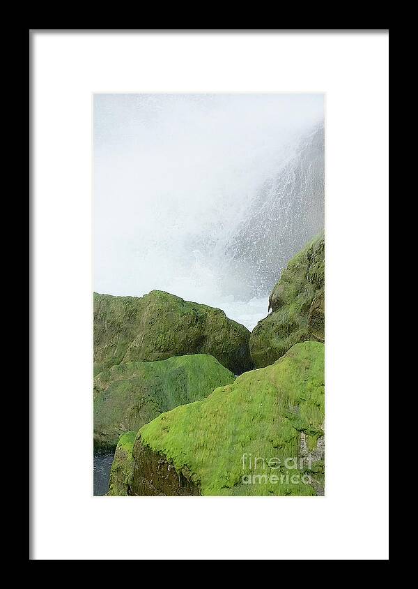 Waterfall Framed Print featuring the photograph Waterfall by Raymond Earley
