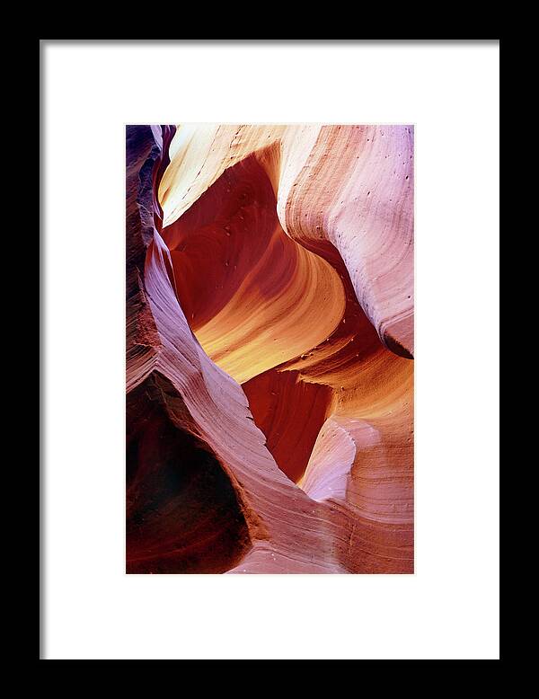 Navajo Nation Framed Print featuring the photograph Waterholes Canyon 22 by JustJeffAz Photography