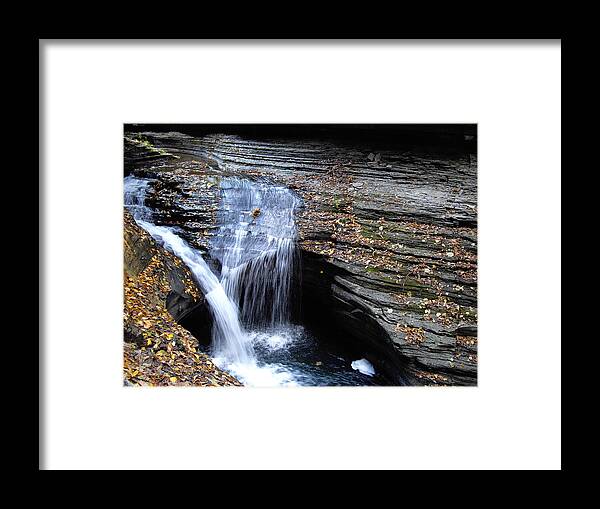 Water Framed Print featuring the photograph Watkins Glen 4 by Vilas Malankar