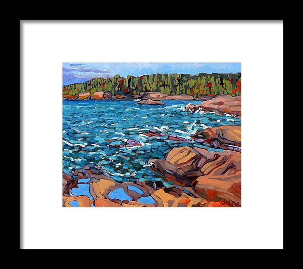 Killarney Framed Print featuring the painting Wave Action by Phil Chadwick