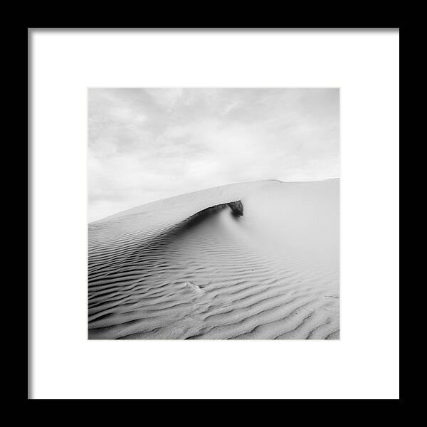 Sand Framed Print featuring the photograph Wave Theory VI by Ryan Weddle
