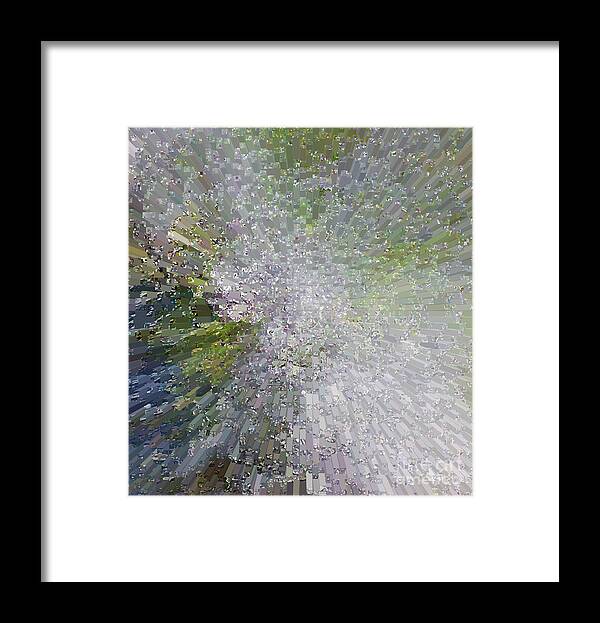 Abstract Framed Print featuring the digital art Wavefront by Scott Evers