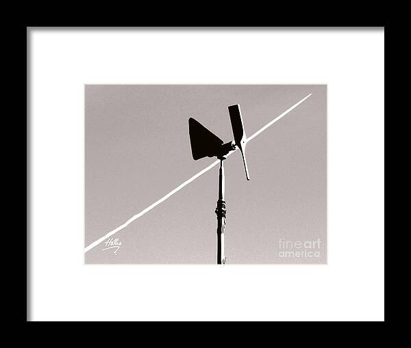 Weather Framed Print featuring the photograph Weather Vane by Linda Hollis