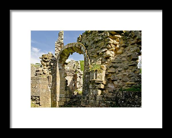Stone Framed Print featuring the photograph Weathered. by Elena Perelman