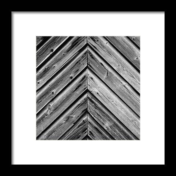 Wood Framed Print featuring the photograph Weathered Wood by Larry Carr