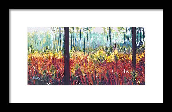 Weeds Framed Print featuring the painting Weeds by David Randall