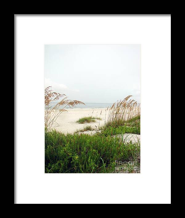 Beaches Framed Print featuring the photograph Welcome by Amanda Barcon