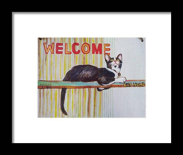 Gatchee Framed Print featuring the photograph Welcome by Sukalya Chearanantana