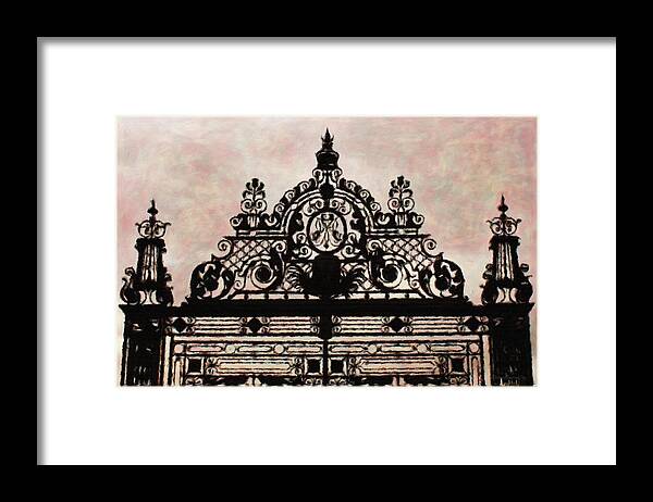 Edinburgh Framed Print featuring the photograph Welcome To Holyrood by Diane Lindon Coy