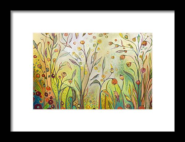 Garden Framed Print featuring the painting Welcome to My Garden by Jennifer Lommers