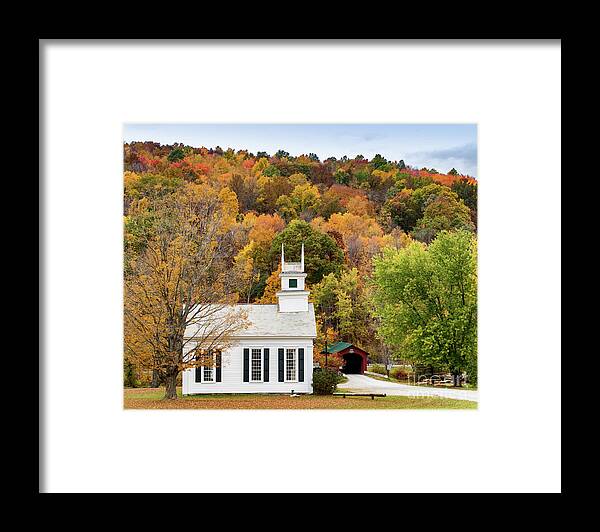 Church Framed Print featuring the photograph West Arlington Church by Phil Spitze