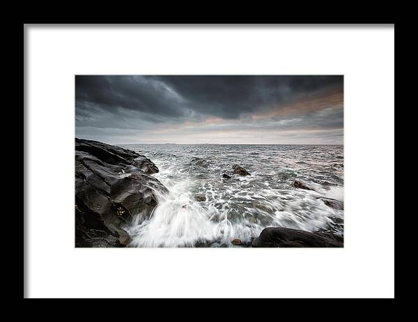 Kintyre Framed Print featuring the photograph West Coast Shore by Grant Glendinning