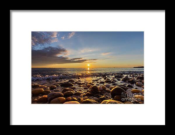 Shore Framed Print featuring the photograph West Meadow Sunset by Sean Mills