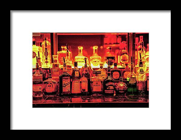 Spirits Framed Print featuring the photograph West Wing Bar by Scott Cordell