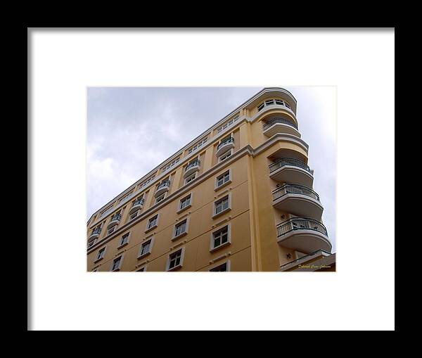 Building Framed Print featuring the photograph Westin San Juan by Deborah Crew-Johnson
