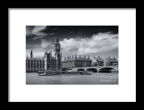 Westminster Framed Print featuring the photograph Westminster, London, UK by Philip Preston