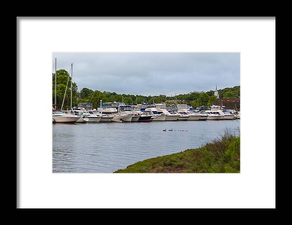 Weymouth Framed Print featuring the photograph Weymouth Landing by Brian MacLean