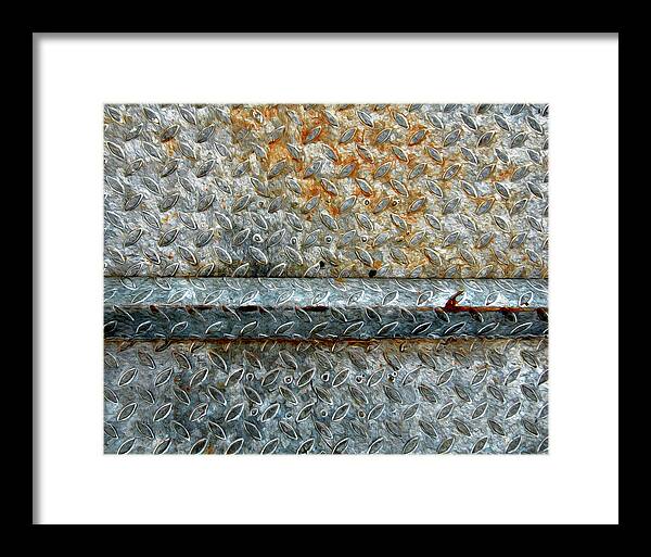 Abstract Framed Print featuring the photograph Wharf by Matt Cegelis