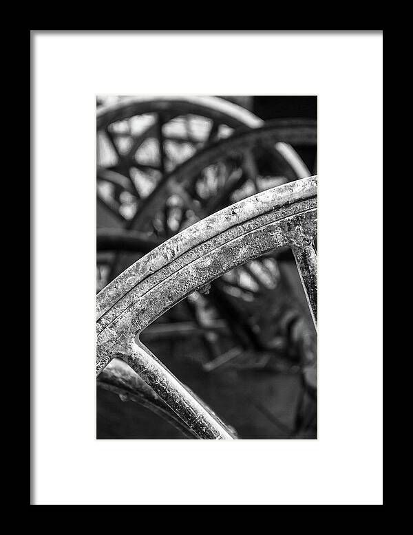 Steven Bateson Framed Print featuring the photograph Wheels Of Yesterday by Steven Bateson