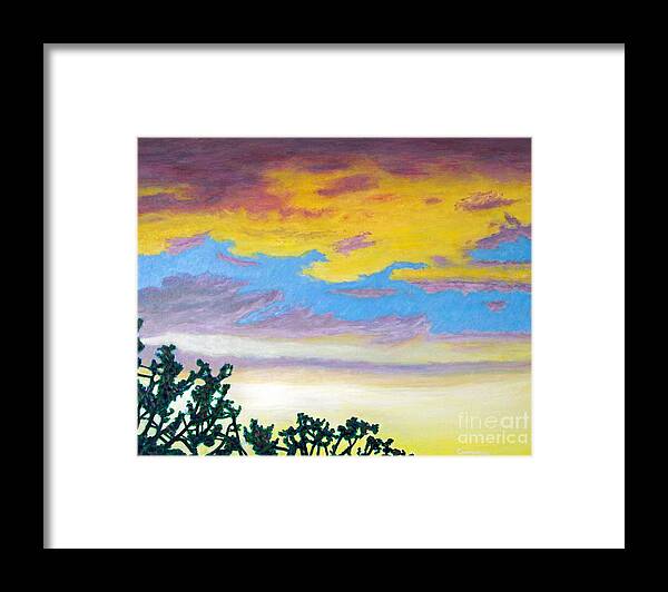 Skyscape Framed Print featuring the painting When I'm Gone by Brian Commerford