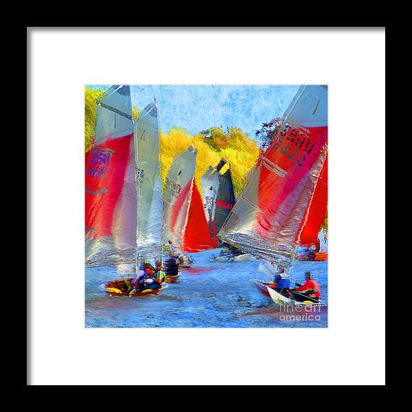 Summer Framed Print featuring the photograph When the wind blows by LemonArt Photography