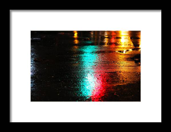 Low Detail Minimalism Framed Print featuring the photograph Whenever it rains by Prakash Ghai