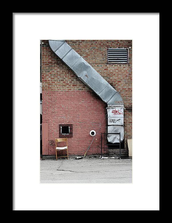 Urban Framed Print featuring the photograph Where He Smokes by Kreddible Trout