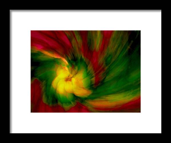 Abstract Framed Print featuring the photograph Whirlwind Passion by Neil Shapiro