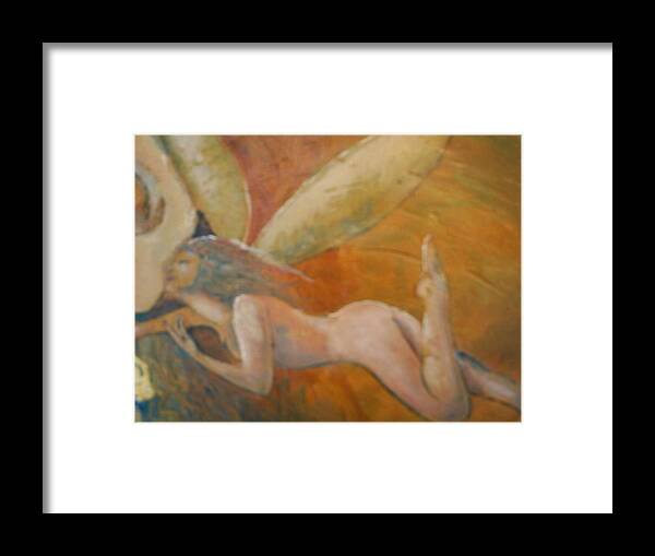Fairy Framed Print featuring the painting Whisper by J Bauer