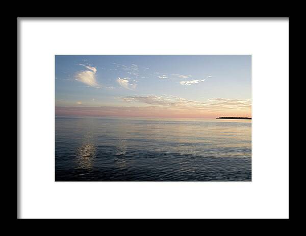 Whips Island Shimmers Framed Print featuring the photograph Whispy Island Shimmers by Dylan Punke