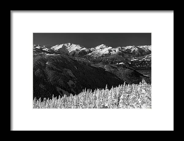 Whistler Framed Print featuring the photograph Whistler winter scenery by Pierre Leclerc Photography