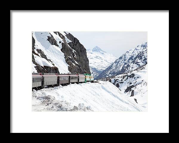 Transportation Framed Print featuring the photograph White Pass by Ramunas Bruzas
