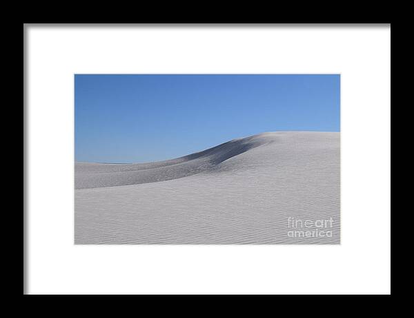 New Mexico Framed Print featuring the photograph White Sands 1 by Jeff Hubbard
