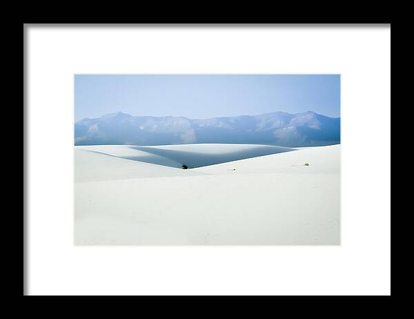 New Mexico Framed Print featuring the photograph White Sands, New Mexico by Ron Pate