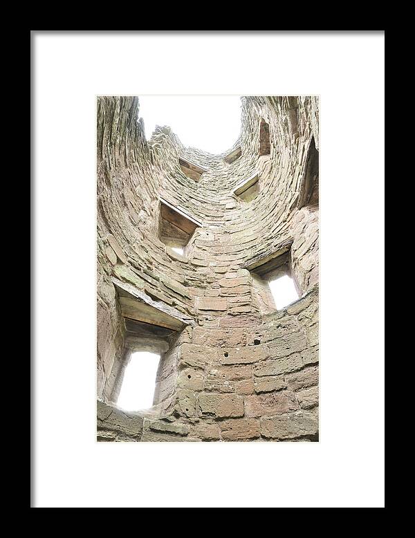 Ludlow Castle Framed Print featuring the photograph White Tower by Andy Smy