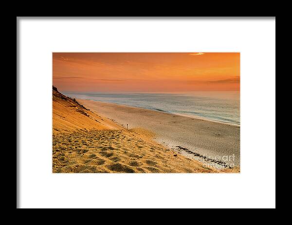 Beach Framed Print featuring the photograph WhiteCrest by Heather Hubbard