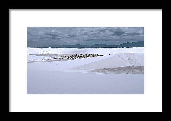 New Mexico Framed Print featuring the photograph White_Sands by Kent Nancollas