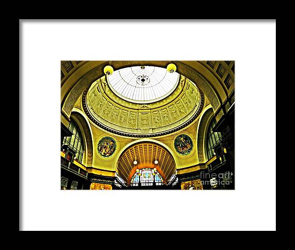 Building Framed Print featuring the photograph Wiesbaden Casino by Sarah Loft