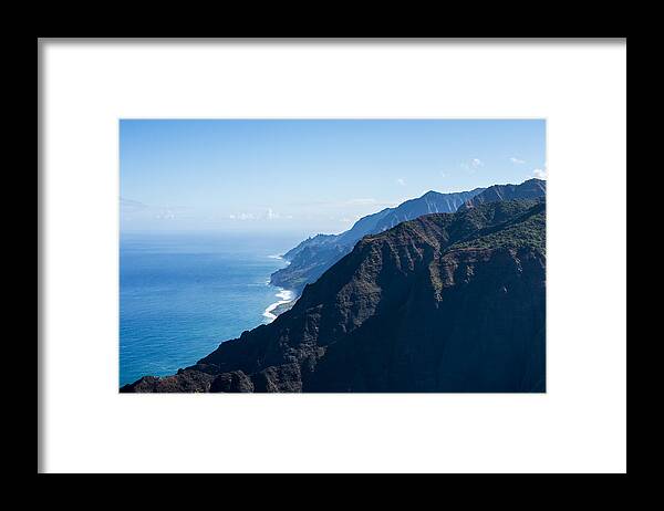 Cliffs Framed Print featuring the photograph Wild Na Pali Coast by Robert Potts