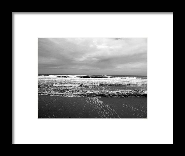 Waves Framed Print featuring the photograph Wild Ocean Waters by Lisa Blake