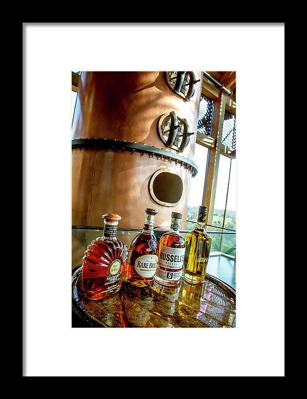 American Framed Print featuring the photograph Wild Turkey Bourbon visitors center by Karen Foley