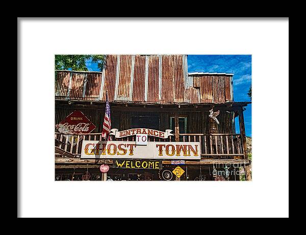 Jerome Arizona Framed Print featuring the photograph Southwest by Buddy Morrison